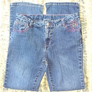 Faded Glory Girls Blue Jeans Size 14 GUC